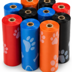 Best Pet Supplies Dog Poop Bags | 150 Count Leak-Proof Waste Bags in Assorted Colors