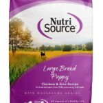 NutriSource Puppy Food for Large Breeds, Chicken and Rice, 4LB