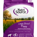 NutriSource Large Breed Puppy Food | Chicken & Rice Dry Dog Food, 4 lb