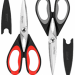 iBayam Heavy Duty Kitchen Scissors | All Purpose Stainless Steel Shears with Protective Sheath