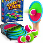 Toss and Catch Ball Game Set for Kids | Outdoor Yard & Beach Toy with Upgraded Paddles